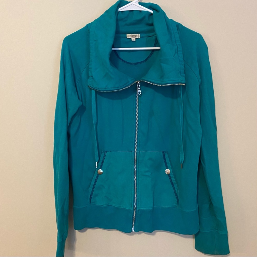 EUC Shade Teal Zip-up Jacket